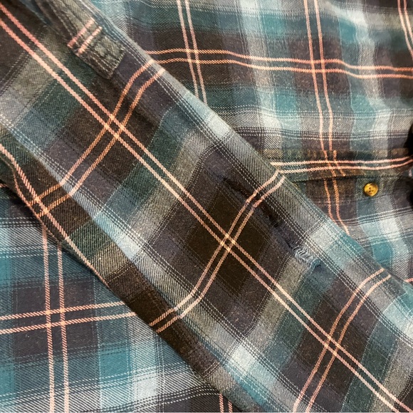 American Eagle Plaid Flannel Shirt XS | Oversized Destroyed Shacke Bundle deal: - Picture 5 of 13